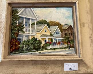Original Key West oil painting