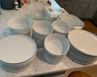 Crate & Barrel dishes