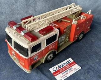 Plastic fire truck.toy
