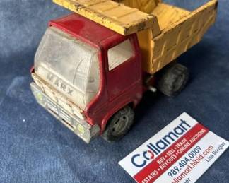 Vintage Marx Metal dump truck toy