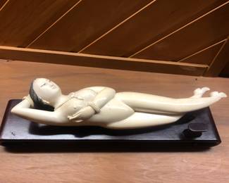 Antique carved Chinese Doctor's Lady