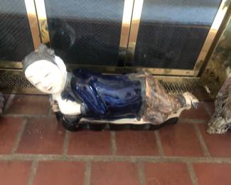 Chinese porcelain pillow