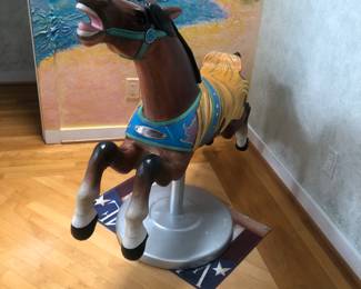 Balboa Island Fun Zone Carousel horse