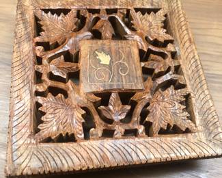 Carved trivet