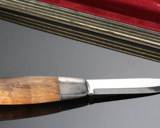 David Andersen Norway Sterling Silver Viking Knife&nbsp;In original box Peer Gynt Kniven
