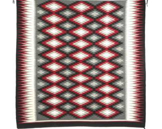 Navajo Rose Claw Chinle Eye Dazzler Rug Native American Art  #2

