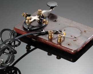 Signal Electric Vintage Ham Radio Morse Code Key Telegraph Sounder
