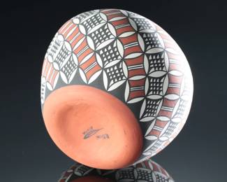 R. Siow Acoma Pueblo Pot Native American Pottery
