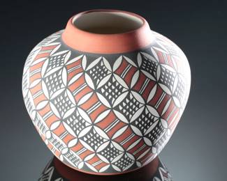 R. Siow Acoma Pueblo Pot Native American Pottery
