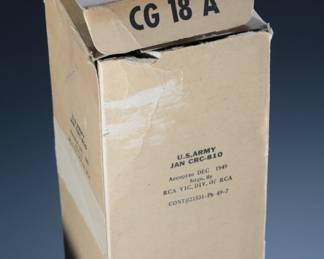 Vintage RCA 810 Transmitting Tube US Army JAN CRC-810 
