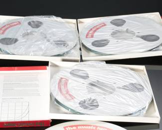 Lot of 4 Capitol The Music Tape 10.5” NAB Reel-to-Reel Tape 
