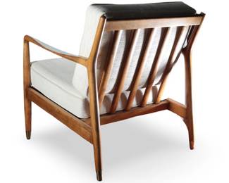 1950’s Vintage MCM Folke Ohlsson Dux USA 143 Lounge Chair  Walnut
