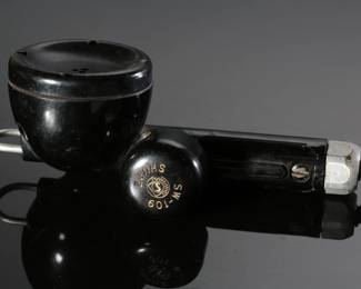 Vtg Shure Crystal Bakelite Model SW109 Microphone WWII 
