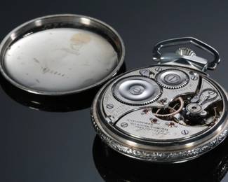 1923 Illinois Abe Lincoln Model 9 Pocket Watch 21 Jewel 16s A
