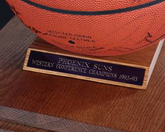 1992-93 Phoenix Suns Team Signed Basketball Autographed 
