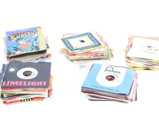 Lot of 150 1970s-1980s Vintage 45 RPM Records Rock Country Etc #2
