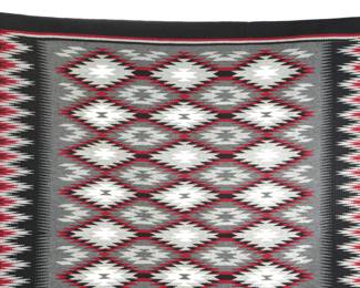 Navajo Rose Claw Chinle Eye Dazzler Rug Native American Art  #1

