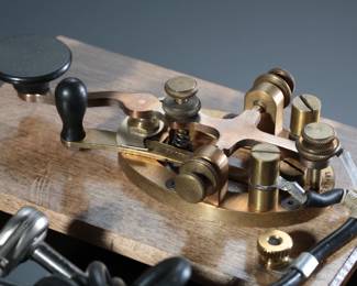 Western Electric Ham Radio Morse Code Key Telegraph Sounder
