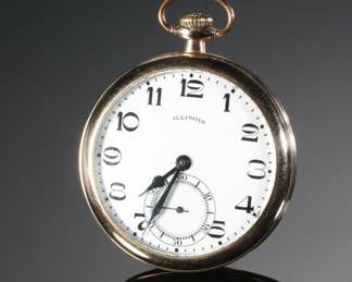 1913 Illinois 409 Model 3 Pocket Watch 21 Jewel 12s
