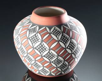 R. Siow Acoma Pueblo Pot Native American Pottery
