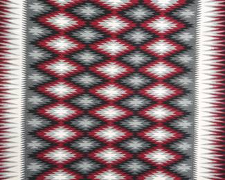 Navajo Rose Claw Chinle Eye Dazzler Rug Native American Art  #2
