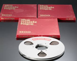 Lot of 4 Capitol The Music Tape 10.5” NAB Reel-to-Reel Tape 
