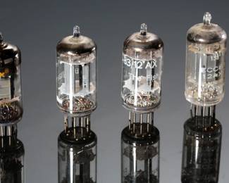 Lot of 9 Vintage 12AX7/ECC83 Vacuum Tubes Telefunken Mullard
