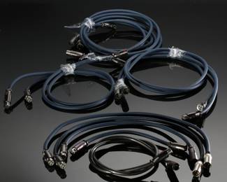 Lot of 11 Audio Quest Audio Truth Lapis 3 XLR Interconnect Cables
