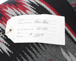 Navajo Rose Claw Chinle Eye Dazzler Rug Native American Art  #1
