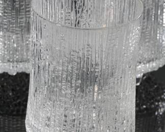 #4 Lot of 4 iittala Ultima Thule Footed Highball Glasses 
