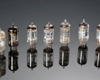 Lot of 9 Vintage 12AX7/ECC83 Vacuum Tubes Telefunken Mullard

