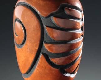 Carol Grace Loretto CG Jemez Pueblo Pot Vase Native American Pottery
