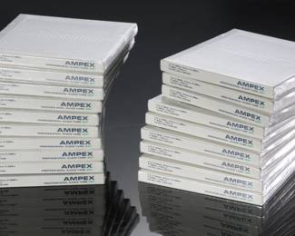 Lot of 19 Vintage NOS Ampex 631 Professional Audio Tape Reel-to-Reel 7in Reel 1/4” Tape 1200 Ft
