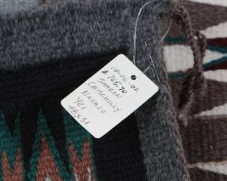 Navajo Yei Rug Sharon Chischilly Native American Art 
