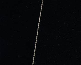 14k Gold Necklace 26.5in Long 
