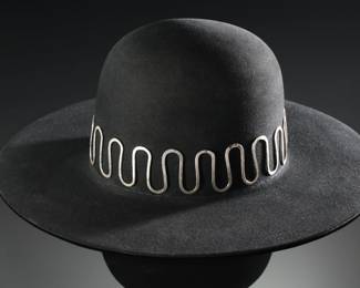 Biltmore Silver Bucket Cowboy Hat & Custom Silver Hat Band  
