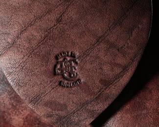 Dimitri Omersa for Abercrombie & Fitch Leather Pig Ottoman Footstool 
