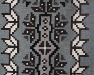 Navajo Two Grey Hills Rug Linda Joe Native American Art 
