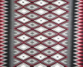 Navajo Rose Claw Chinle Eye Dazzler Rug Native American Art  #1
