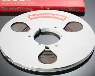 Lot of 4 Capitol The Music Tape 10.5” NAB Reel-to-Reel Tape 
