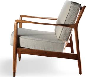 1950’s Vintage MCM Folke Ohlsson Dux USA 143 Lounge Chair  Walnut
