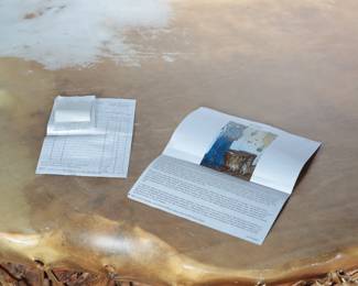 Huge Native American Drum Coffee Table
