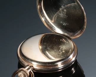 1903 Waltham Grade 620 Model 1899 Pocket Watch 16s 15 Jewel GF Double Hunter Case
