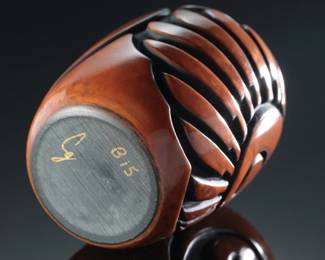 Carol Grace Loretto CG Jemez Pueblo Pot Vase Native American Pottery
