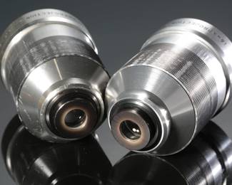 2pc Bell & Howell 2 Inch f/1.6 16mm Projection Lens Lot of 2 Pair&nbsp;
