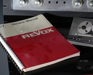 Vintage ReVox A77 Reel To Reel Tape Deck Player A-77 Rack Mount Version
