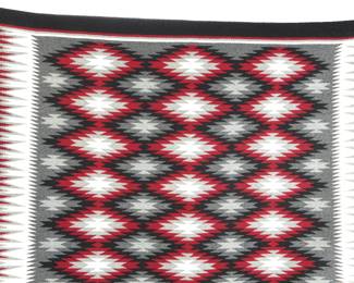 Navajo Rose Claw Chinle Eye Dazzler Rug Native American Art  #2
