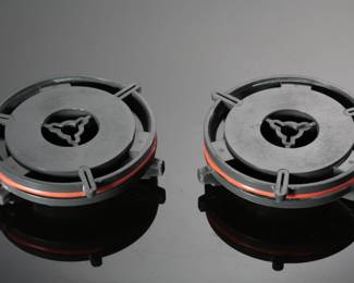 Vintage Original PAIR Revox Nab Hub Adapters for 10-1/2" Reel To Reel Tape
