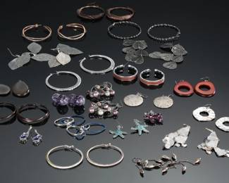 #3 Costume Jewelry Lot 20 Pairs of Earrings 
