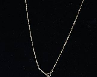 14k Gold Necklace 26.5in Long 
